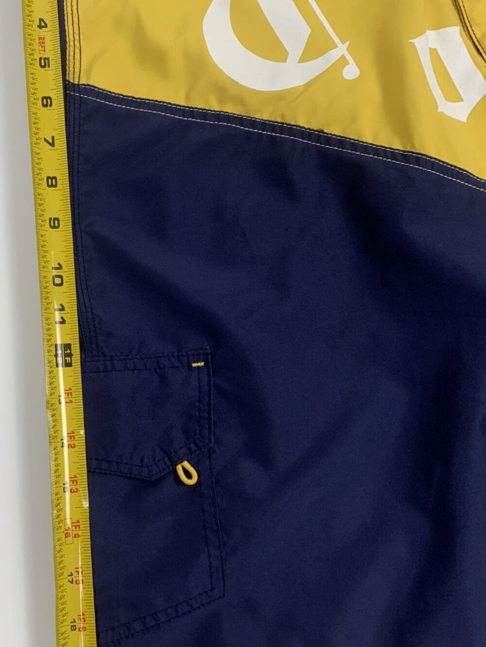 Corona Extra Swimsuit Men's Board Shorts size 38 Navy Blue / Yellow / White - Picture 5 of 9